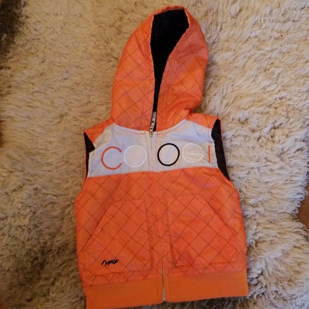 Coogi quilted hooded vest